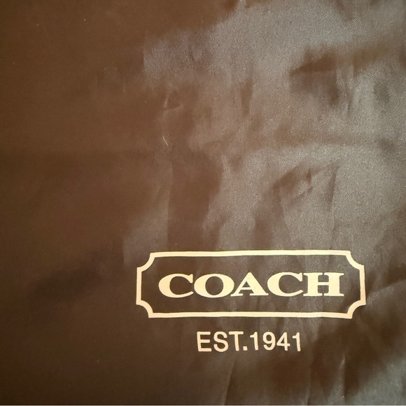 Coach Dark Brown Logo Dust Bag - Picture 1 of 3